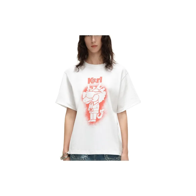 KARL LAGERFELD T Shirt Women's White-1