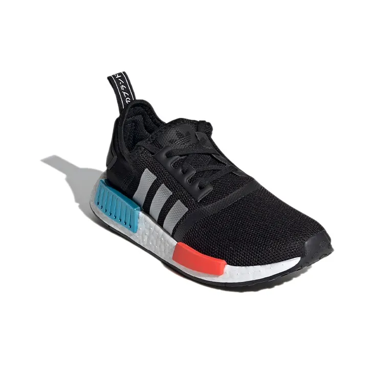 Adidas NMD R1 Black Silver Solar Red GS-2