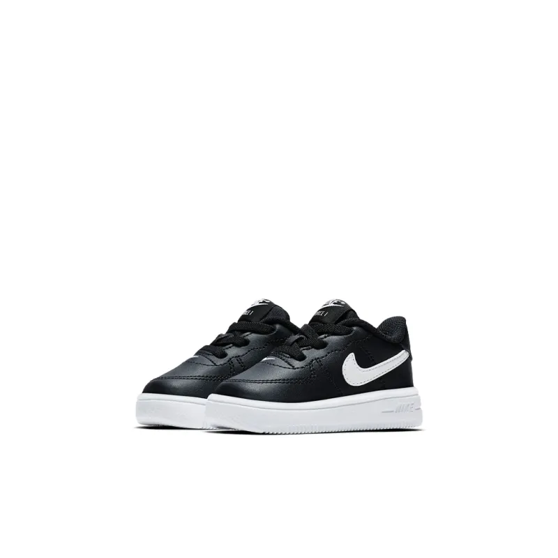 Nike Air Force 1 18 Low Top Skateboard Shoes Black White Infant And Toddler-2