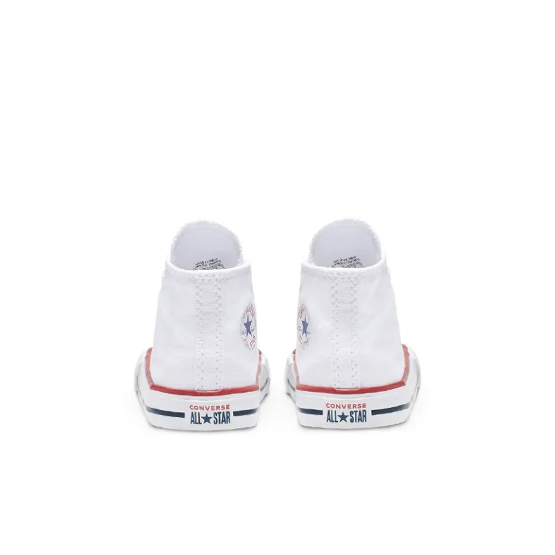 Converse Chuck Taylor All Star Anti-Slip Wear-Resistant High-Top Toddler Shoes Standard White Infant And Toddler-3