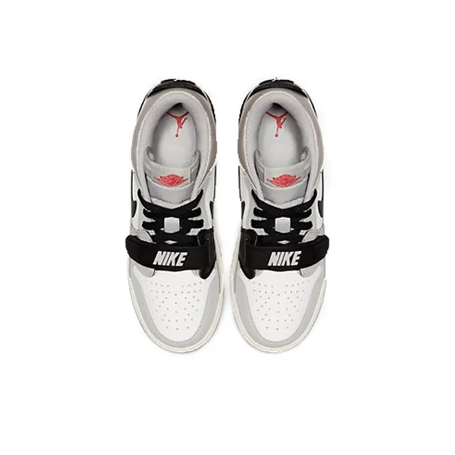 Jordan Legacy 312 Low Tech Grey Fire Red Black GS-3
