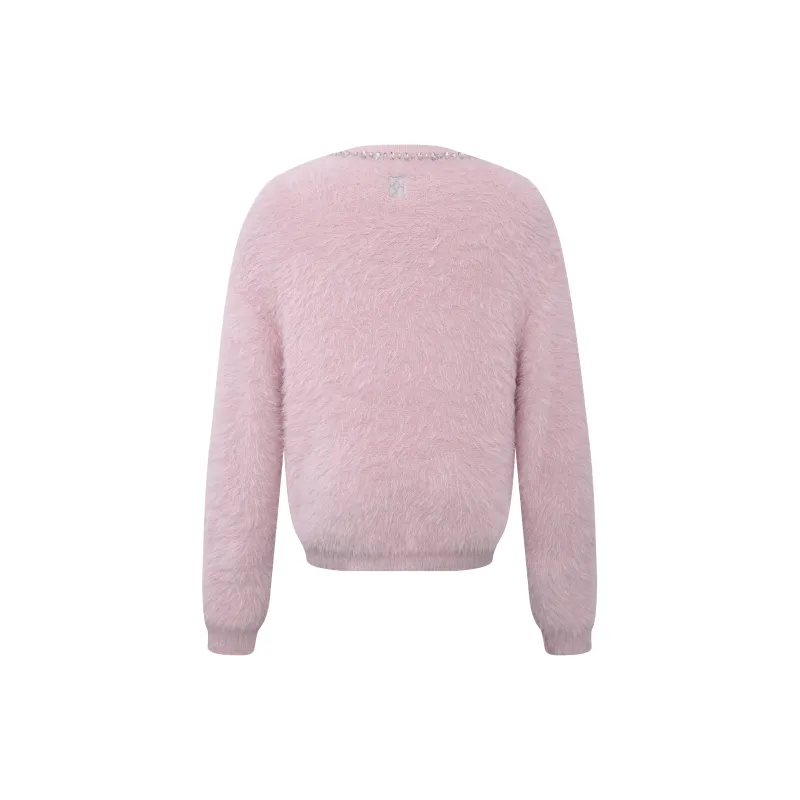 BIRTH OF ROYAL CHILD Sweater Unisex Light Pink-1
