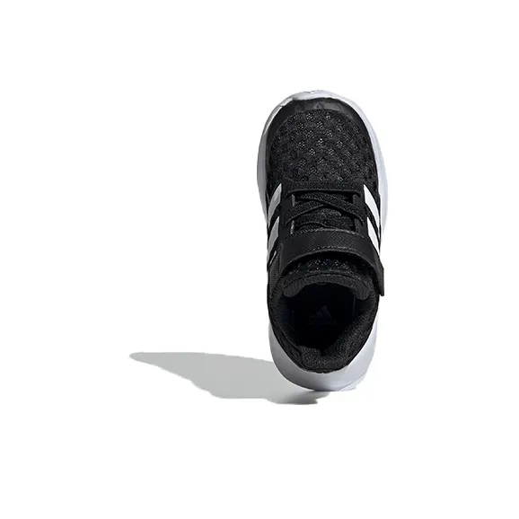 Adidas Rapidarun Elite Cushioned Wear-Resistant Breathable Low-Top Toddler Shoes Black White Infant And Toddler-4