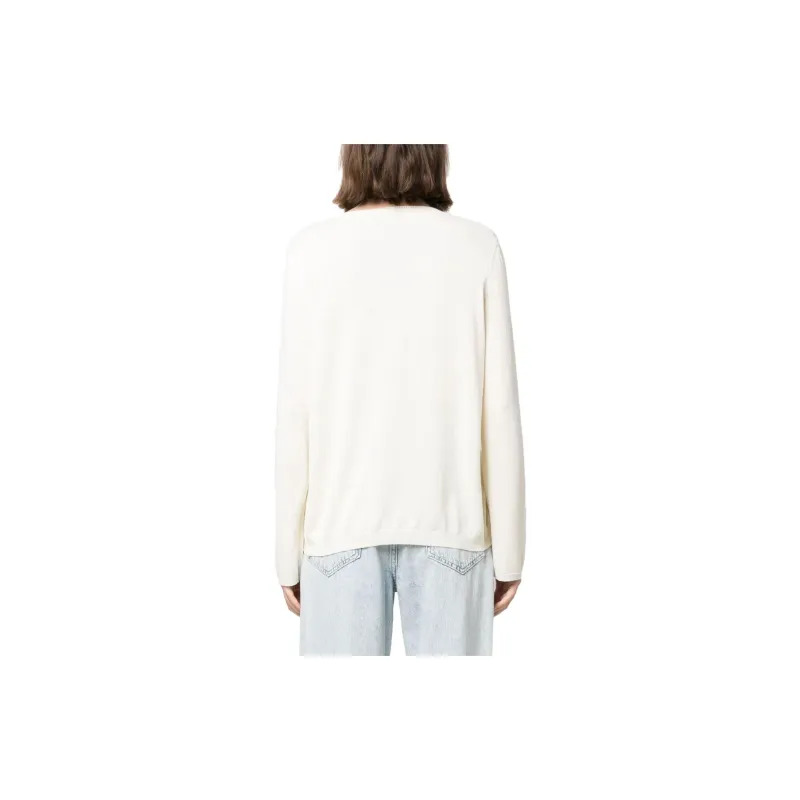 A.P.C Logo Embroidered Knit Jumper-3