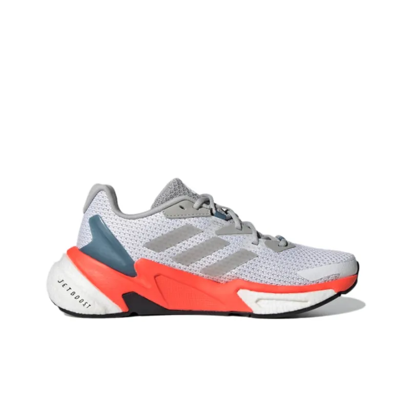 Adidas X9000l3 Primegreen Jetboost Abrasion Resistant Low Top Kids' Running Shoes Gray Orange Teenagers-1