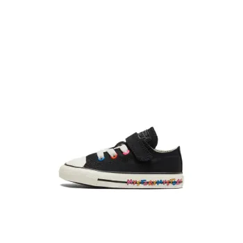Converse Chuck Taylor All Star Wear-Resistant Low-Top Toddler Shoes Black Infant And Toddler