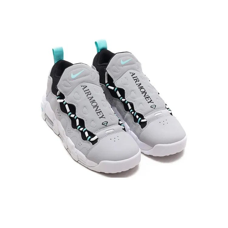 Nike Air More Money Wolf Grey Island Green GS-2