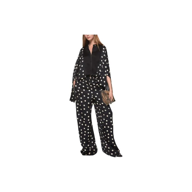 Stella McCartney Polka Dot Drop Shoulder Blouse-1