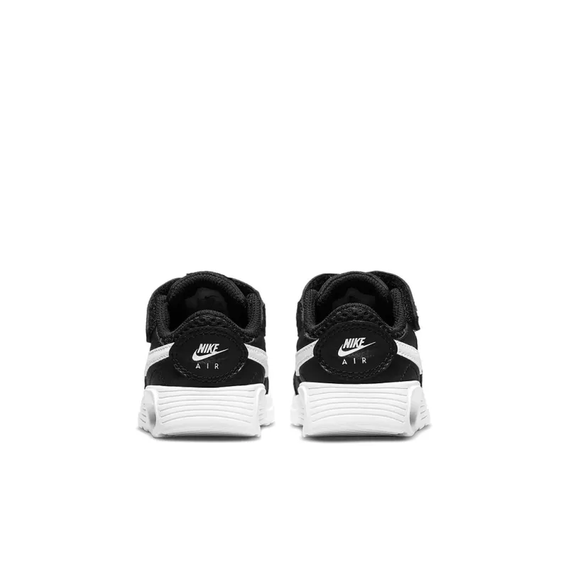 Nike Air Max SC Slip-Resistant Cushioning Wear-Resistant Low-Top Toddler Shoes Black White Infant And Toddler-4