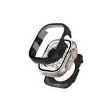 360° Waterproof[PC+Tempered Glass Fully Enclosed Protective Case]-Frosted Black