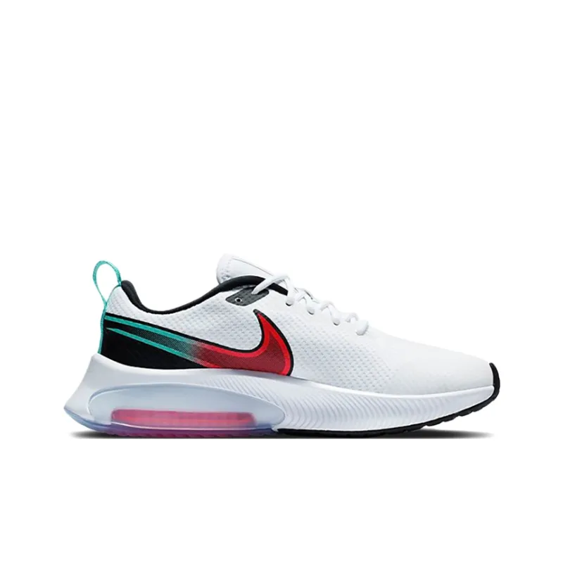 Nike Air Zoom Arcadia Cushioning Abrasion Resistant Breathable Low Top Kids' Running Shoes White Red Green Unisex-1
