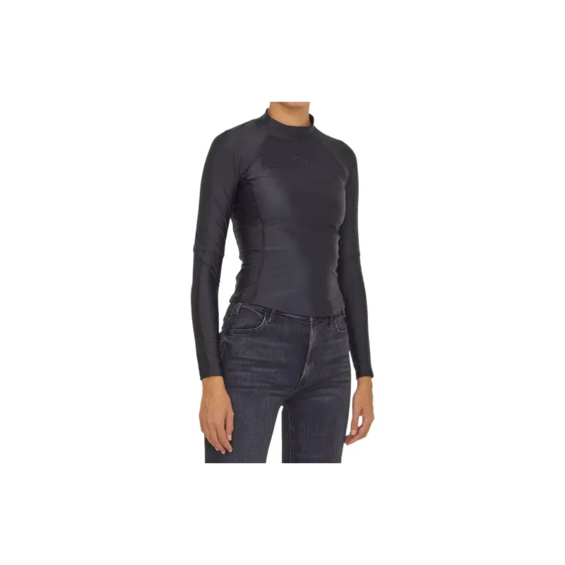 Marine Serre Logo embossed Stretch Top-2