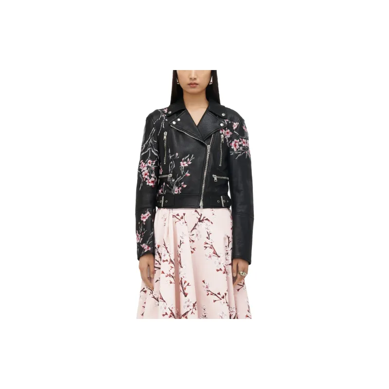 Alexander McQueen Blossom Asymmetric Midi Skirt-4