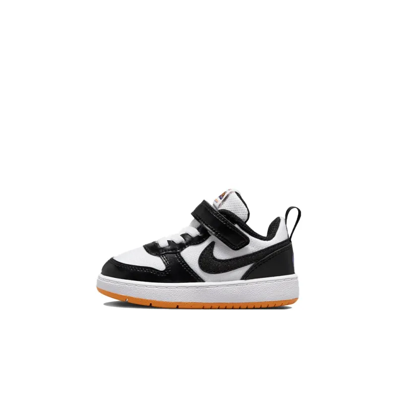 Nike Court Borough Low 2 White Black Kumquat TD-0