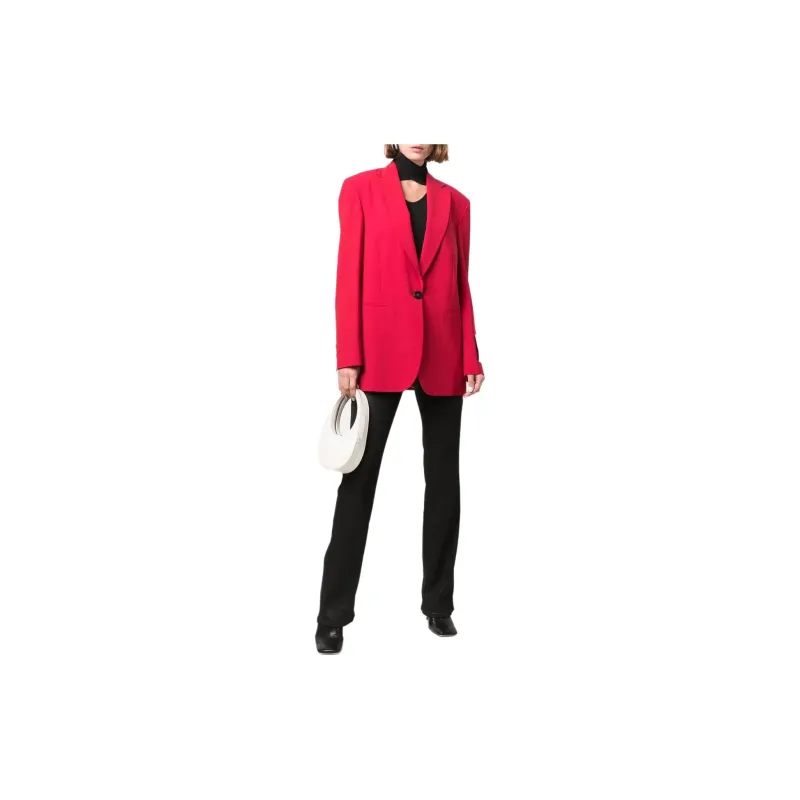 3X1 Slim cut Coated Trousers-1