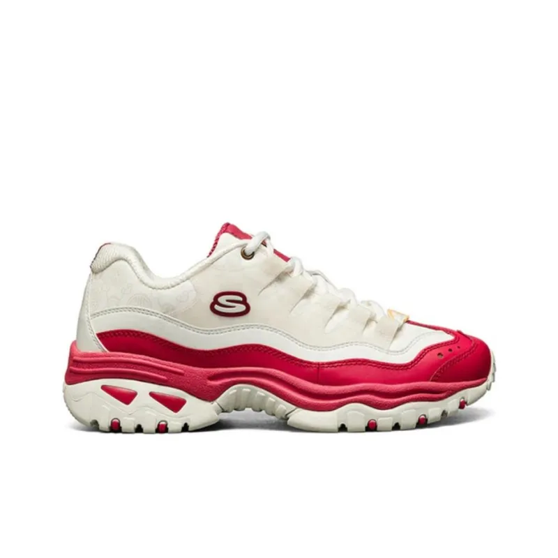 Skechers Energy Running Shoes White/Red-1