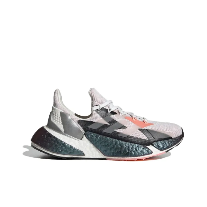 Adidas X9000l4 Running J Wear Resistant Low Top Kids' Running Shoes Pink White Teenagers-1