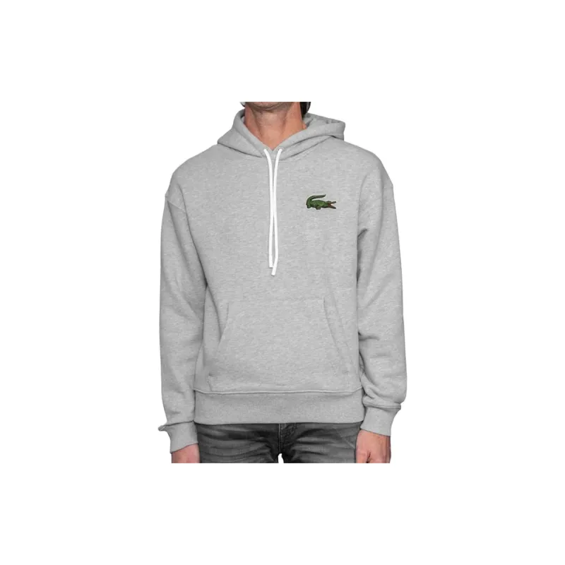 LACOSTE Logo patch Long sleeve Hoodie-2