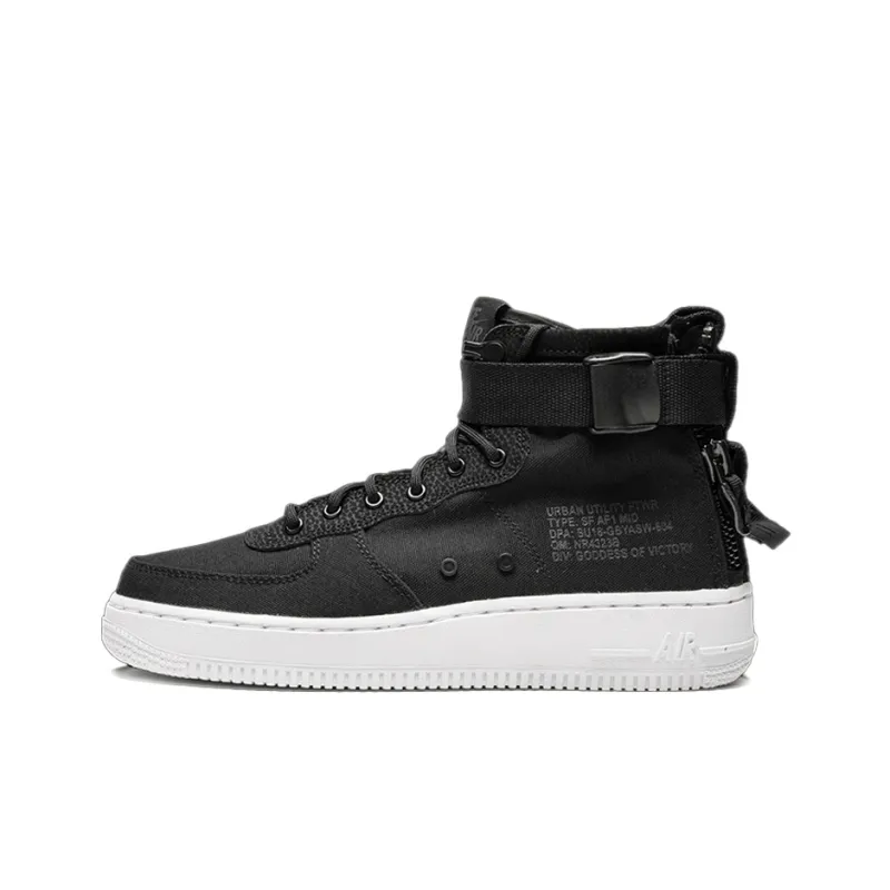 Nike SF Air Force 1 Mid Black Anthracite White GS-0