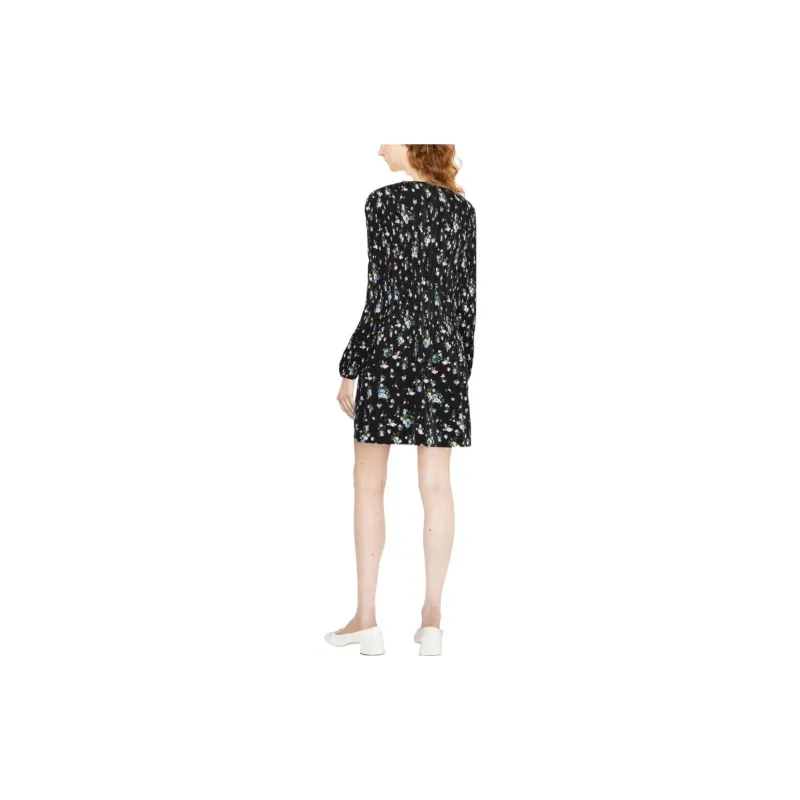 Maje Long-Sleeved Dresses Women's Black-3