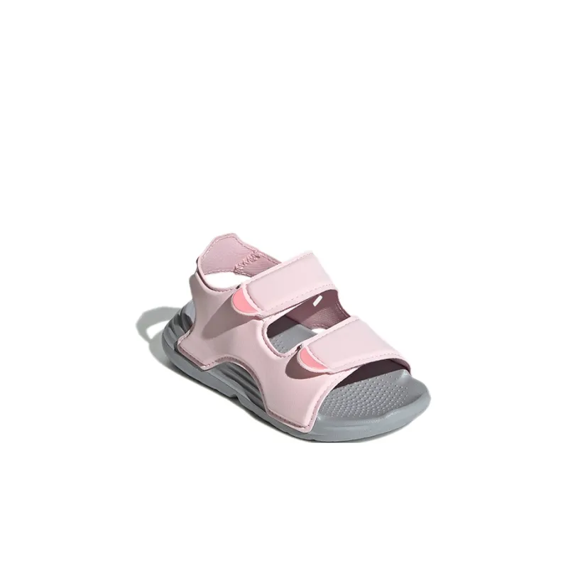 Adidas Swim Slip Resistant Anti Kick Cushioning Low Top Toddler Shoes Pink Gray Infant And Toddler-2