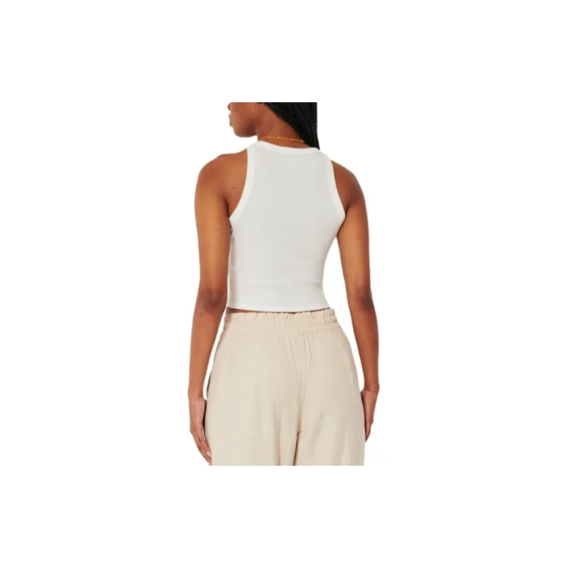 Hollister Tank Tops Women's White-1