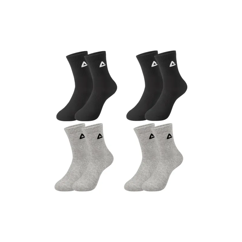 PEAK Mid-Calf Socks Unisex 4 Pack-10