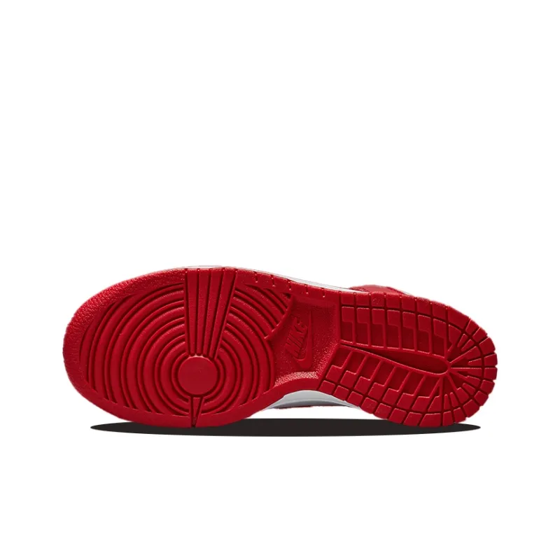 Nike Dunk High Championship White Red White Tongue Tag GS-5