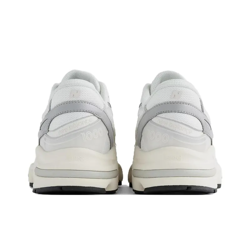 AIME LEON DORE x New Balance NB 1000 Anti-Slip Wear-Resistant Low-Top Casual Running Shoes Unisex White-4