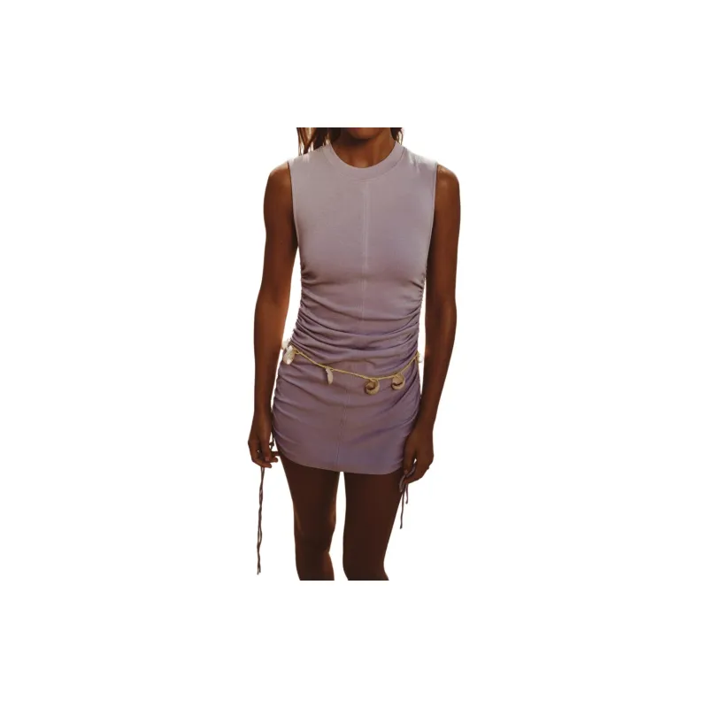 ZARA Sleeveless Dress Women's Light Purple-2