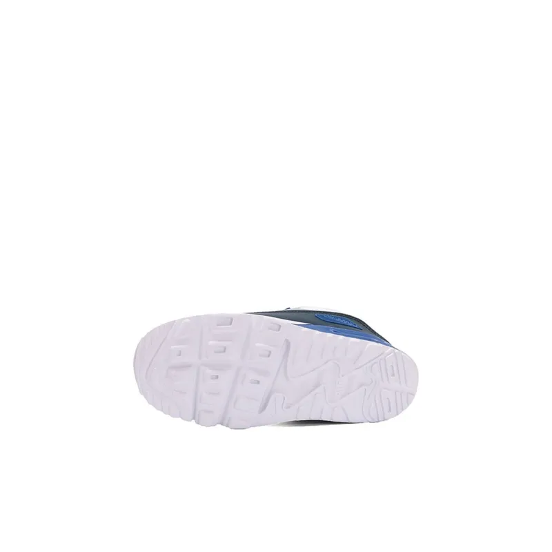 Baby Nike Air Max Tiny 90 Low-Top Retro Running Shoes Gray Blue-5