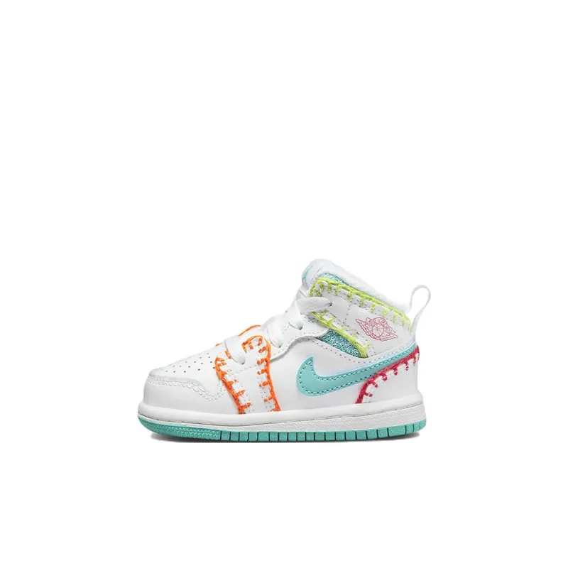 Jordan 1 Mid SE Washed Teal Rush Pink TD-0