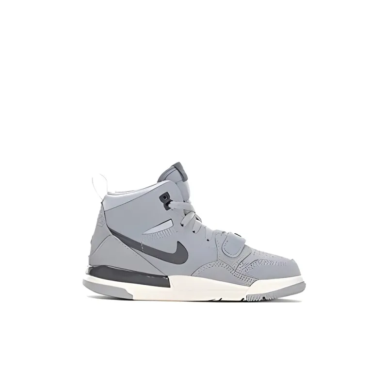 Jordan Legacy 312 High Top Children's Basketball Shoes Gray Children Aged 3 7 Years Old-1
