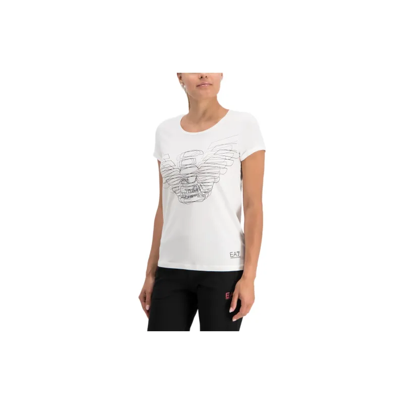 EMPORIO ARMANI SS22 Regular T Shirt Women's White-3