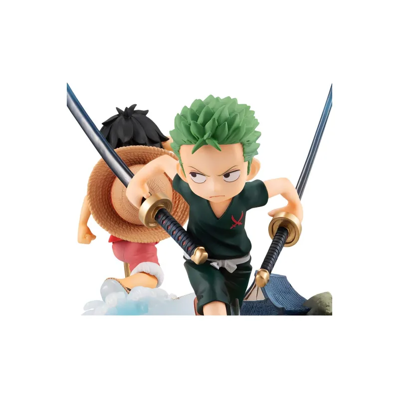 MegaHouse Roronoa Zoro GEM Collection One Piece Zoro Running. Chibi Figures-2