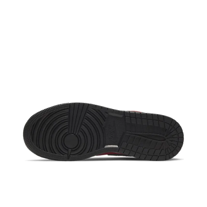 Jordan 1 Low Gym Red Black Pebbled GS-5