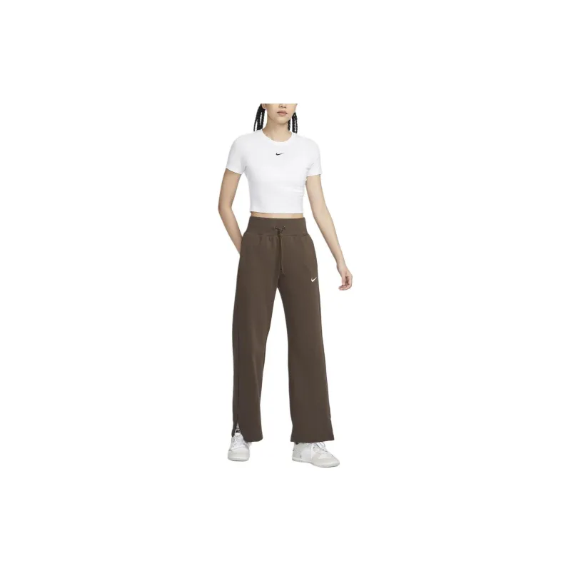 Nike Knitted Sweatpants Women's Brown-2