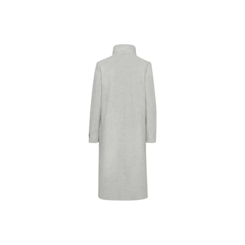ARITZIA Wilfred The Cocoon Long Coat Coats Women's Linus Txtr Wt Lt Gre/Light Gray-1