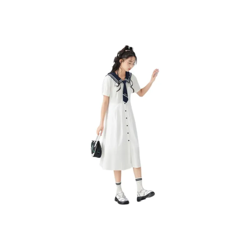 ZIHAN Short-Sleeved Dresses Women's-2