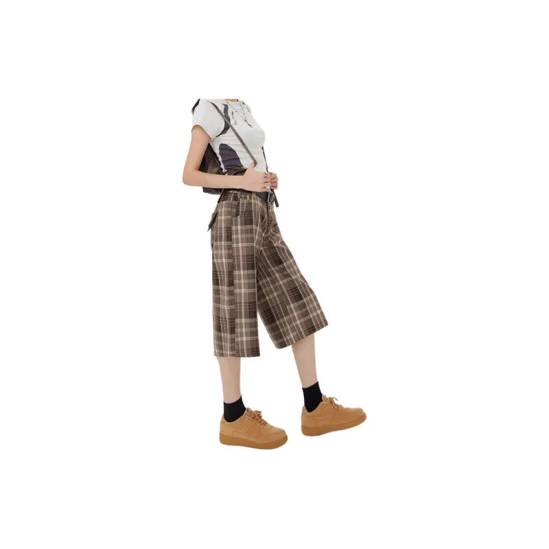 Kazakhstan SS24 Casual Pants Women's Plaid-3
