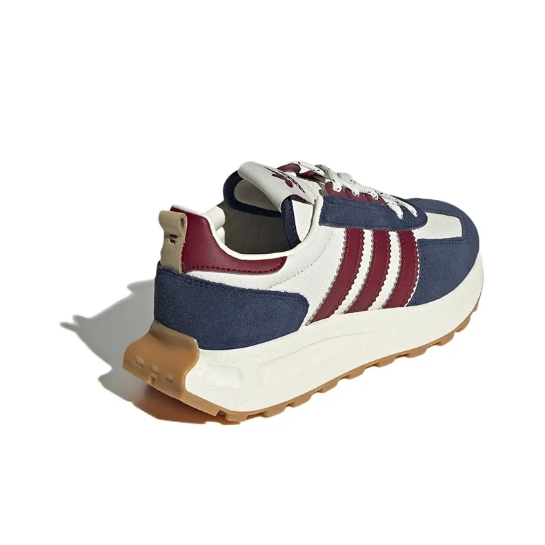 Adidas Originals J Abrasion Resistant Low Top Sports Casual Shoes Blue Red Teenagers-3