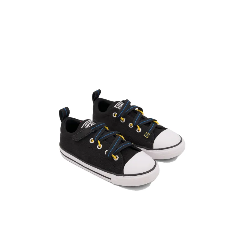 Converse Chuck Taylor All Star Easy On Easy Off Low Top Toddler Shoes Black Baby-3