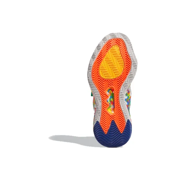 Adidas Deep Threat Anti-Slip And Wear-Resistant Breathable Low-Top Children's Basketball Shoes Teenagers-5