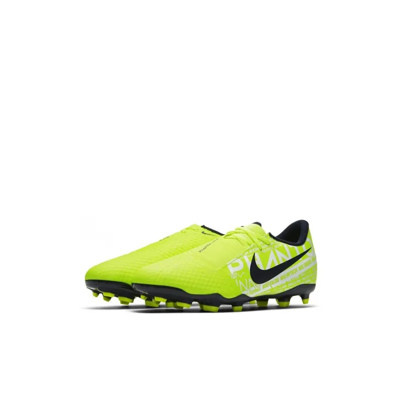 Nike Phantom Venom Slip-Resistant Cushioning Wear-Resistant Low-Top Soccer Shoes Green Black Kids'-2