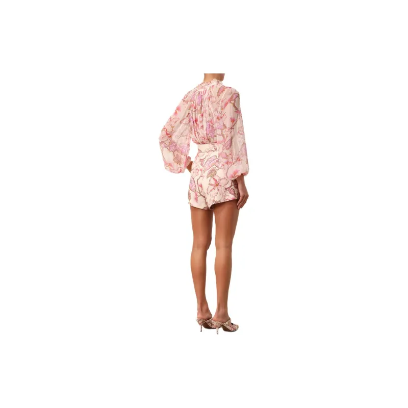 Zimmermann Matchmaker Billow Floral print Blouse-7