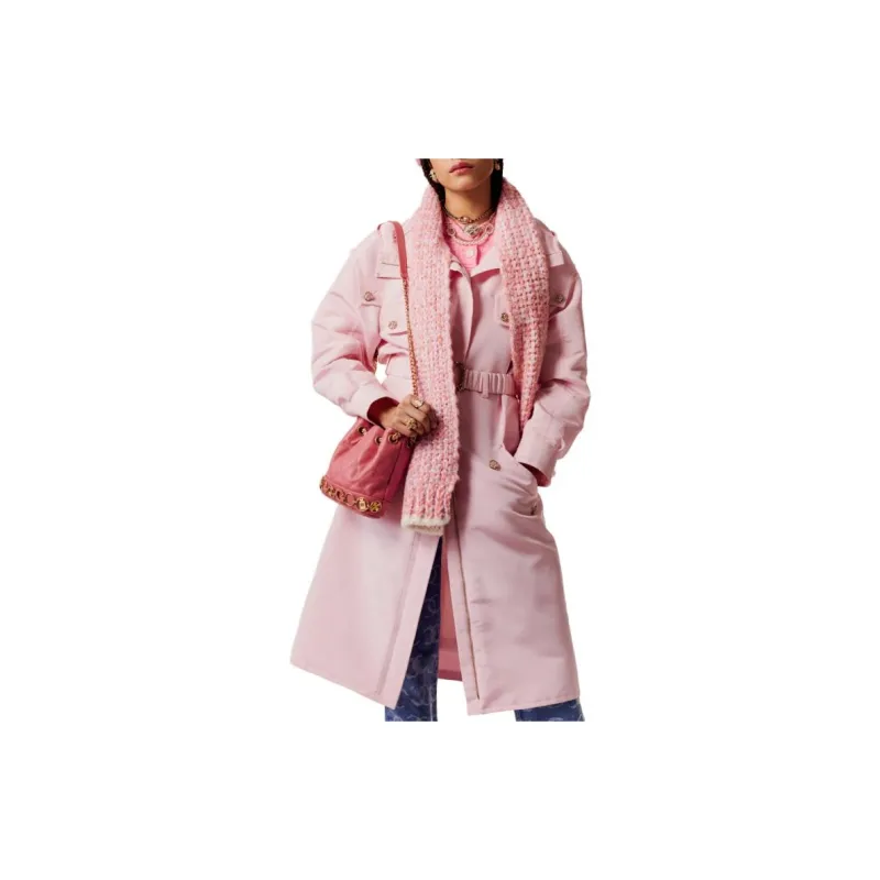 CHANEL Coats Women's Light Pink-1