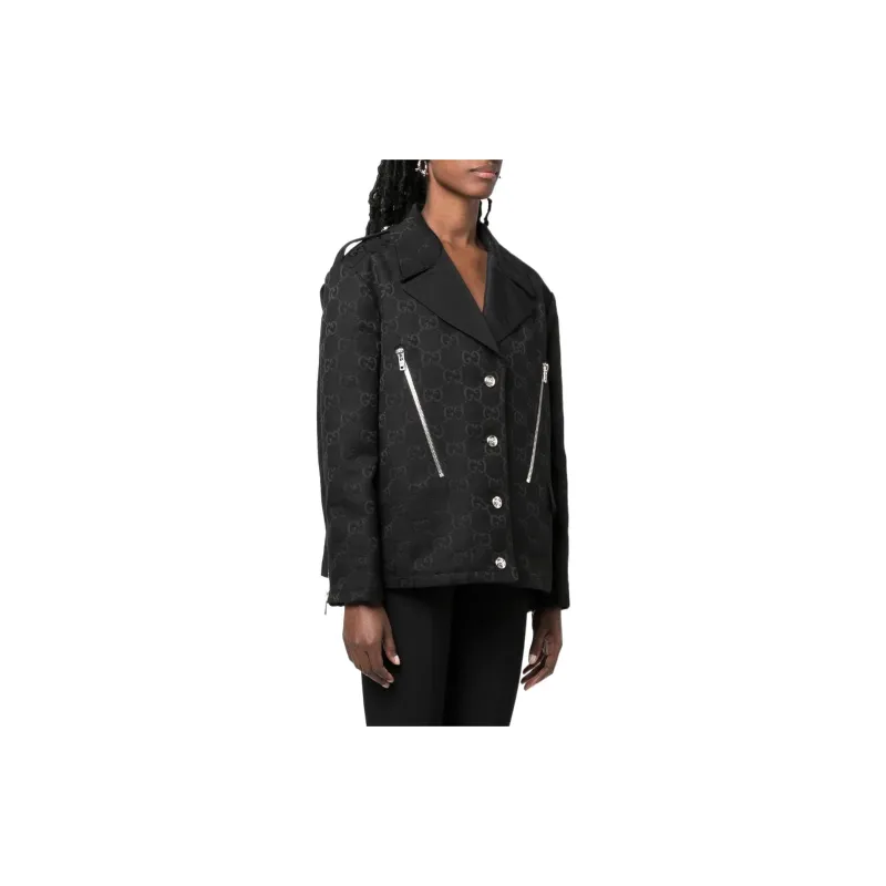 GUCCI GG motif Long sleeve Jacket-2