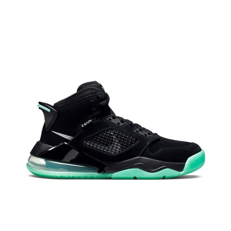 Jordan Mars 270 Black Green Glow GS-1