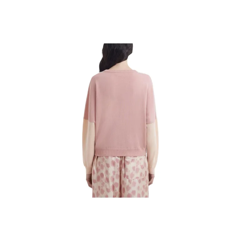 MARNI Color Block V Neck Jumper-2