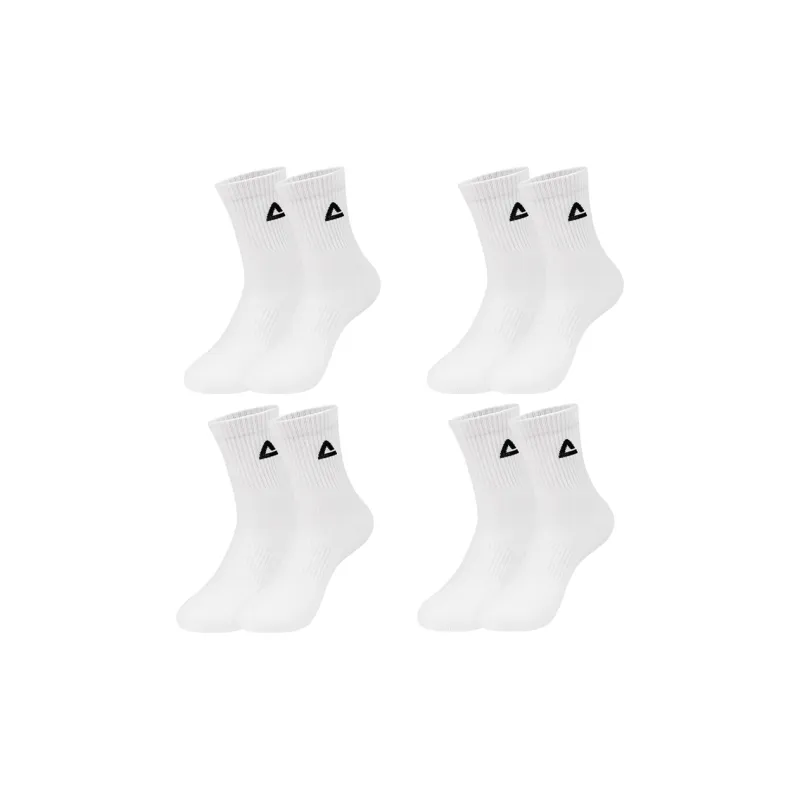 PEAK Mid-Calf Socks Unisex 4 Pack-0